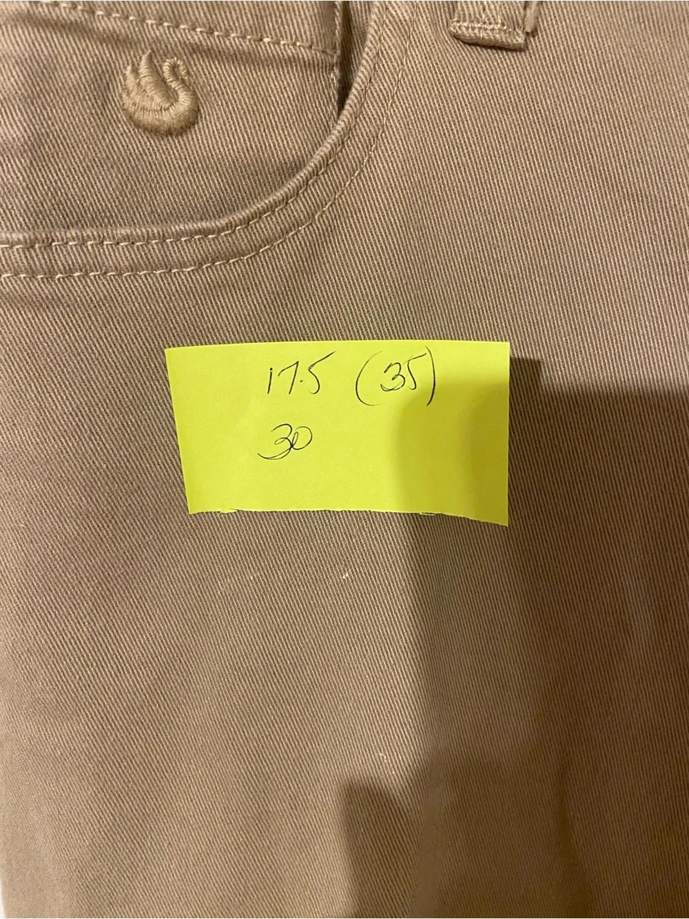 Gloria Vanderbilt Size 14 Amanda Neutral Tan Straight-Leg Pants